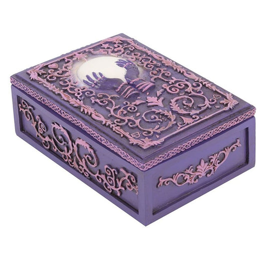 Mystical Crystal Ball Resin Storage Box N/A