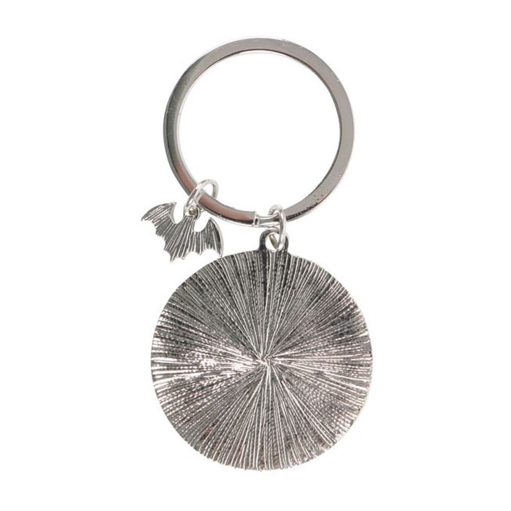 Round Bat Shit Crazy Keyring N/A