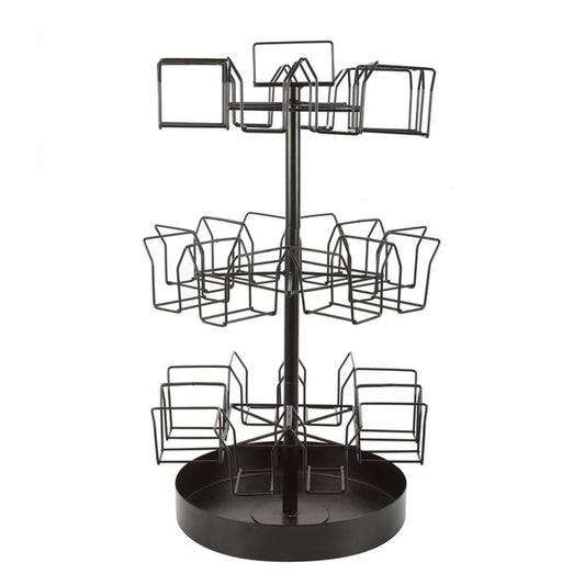 Black Metal Tabletop Spinner Display N/A