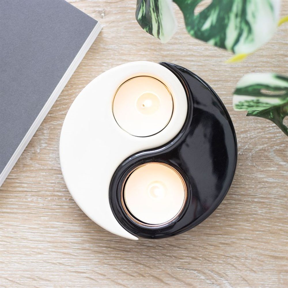 Yin Yang Tealight Candle Holder N/A