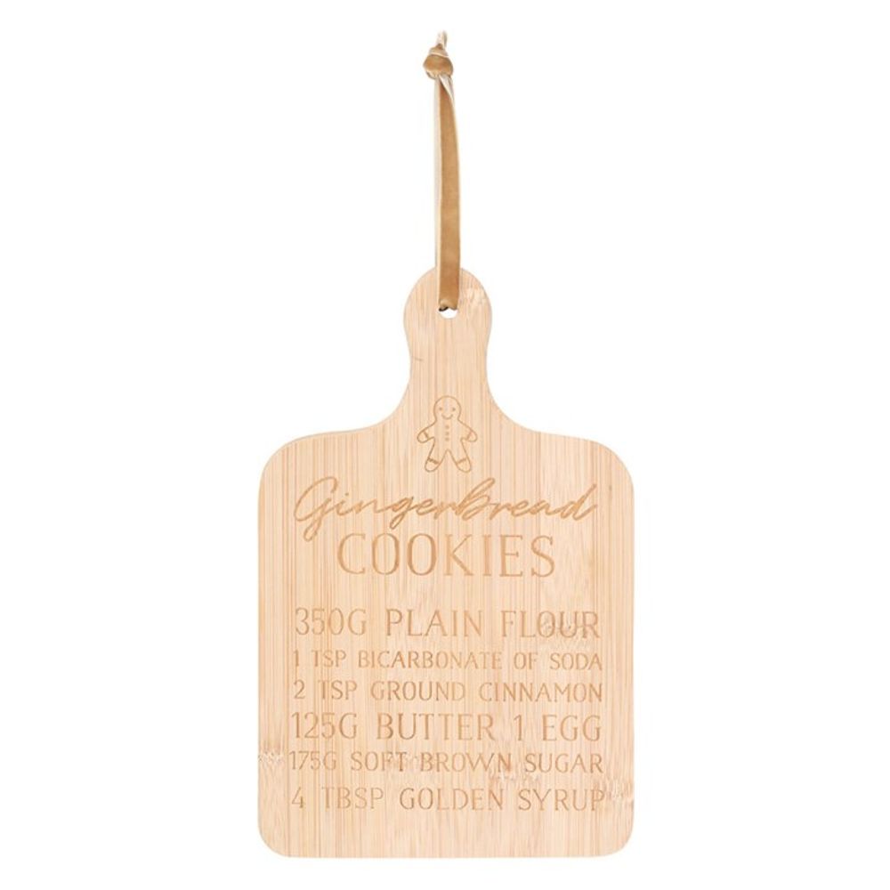 Gingerbread Cookies Bamboo Serving Board N/A