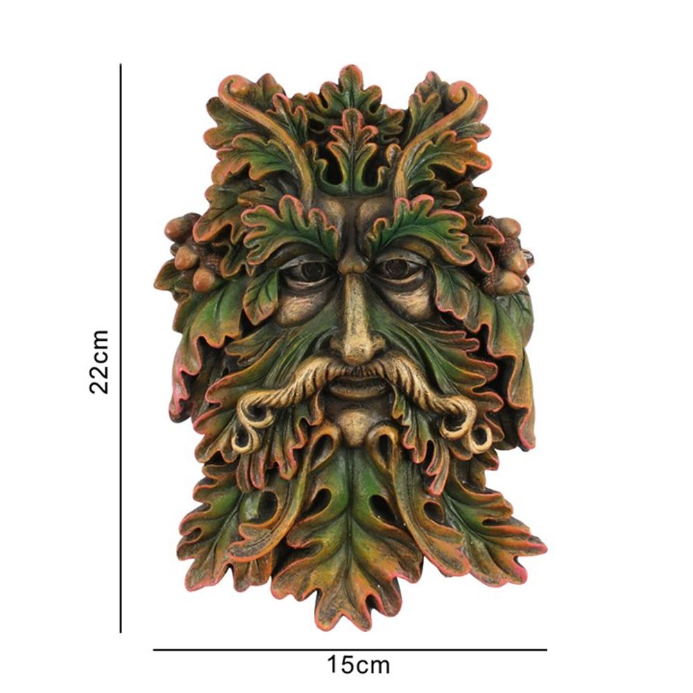 Green Man Face Plaque N/A