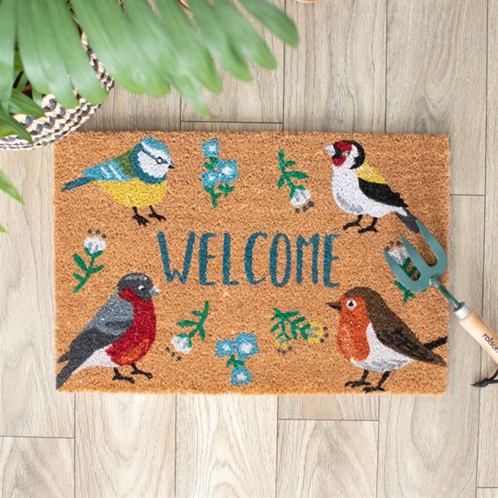 Natural British Garden Birds Doormat N/A