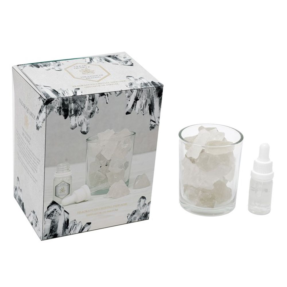 280g Clear Quartz Crystal Oil Diffuser N/A