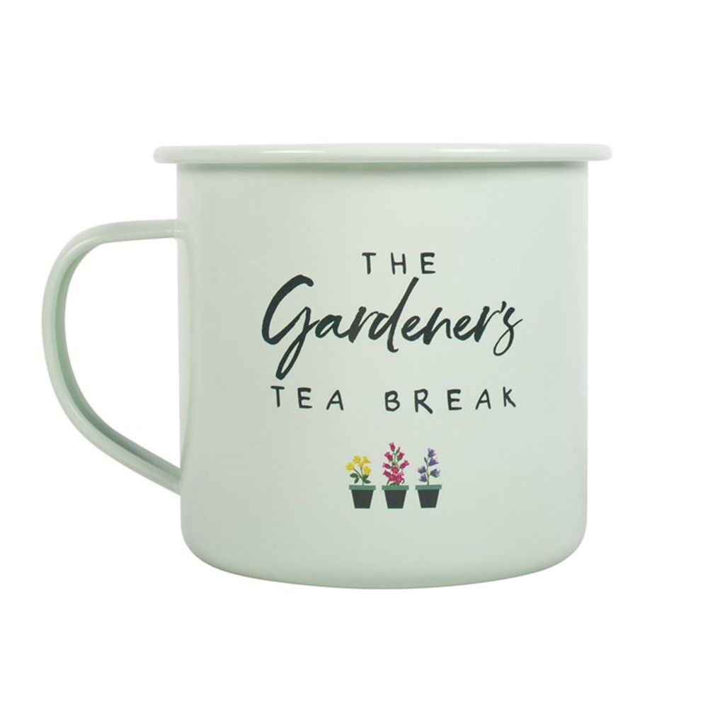 Gardener's Tea Break Enamel Mug N/A