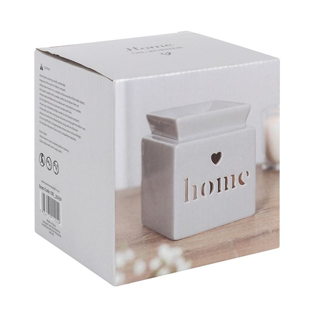 Grey Home Cut Out Oil Burner N/A