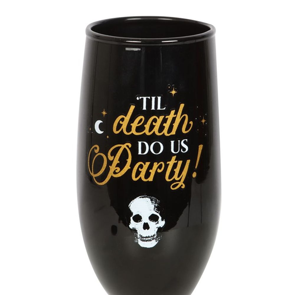 Til Death Do Us Party Champagne Flute Set N/A