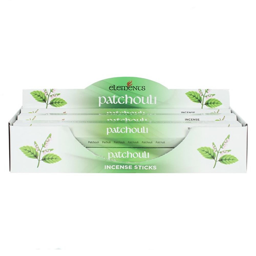 Set of 6 Packets of Elements Patchouli Incense Sticks N/A