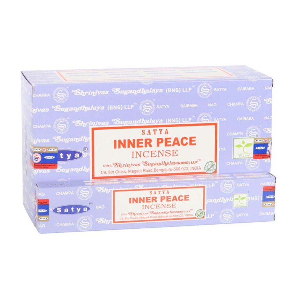 12 Packs of Inner Peace Incense Sticks by Satya N/A