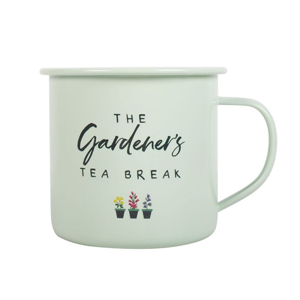 Gardener's Tea Break Enamel Mug N/A