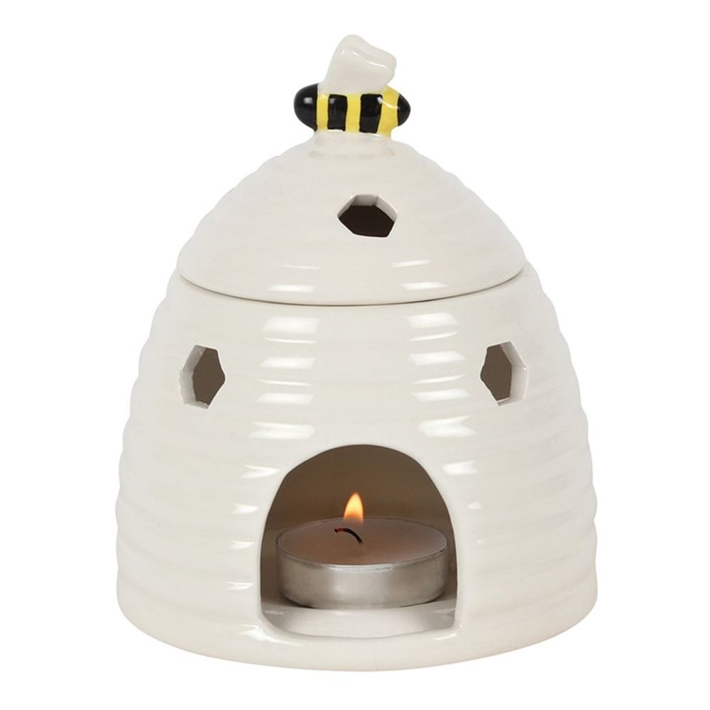 White Beehive Oil Burner N/A