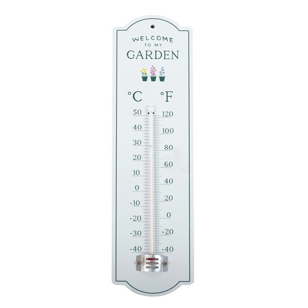 Welcome to My Garden Wall Thermometer N/A