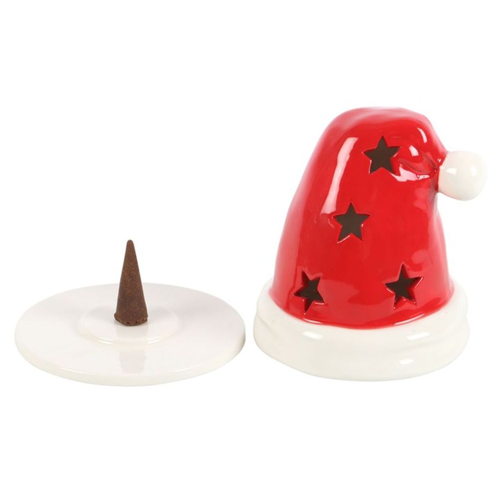 Santa Hat Incense Cone Burner and Tealight Holder N/A