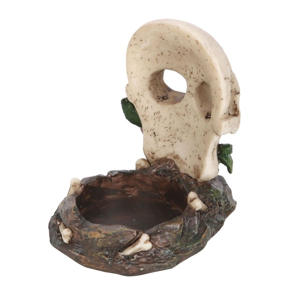 Skull Rose Tealight Holder N/A