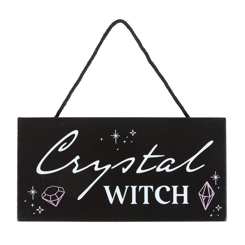 Crystal Witch Hanging Sign N/A