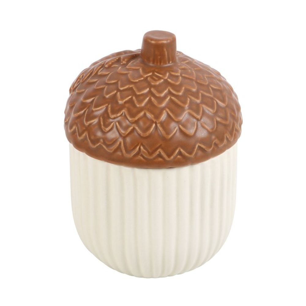 Autumn Acorn Ceramic Storage Jar N/A