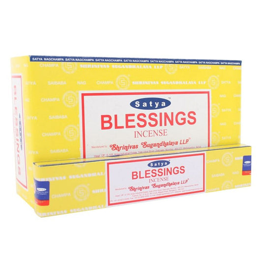 12 Packs of Blessings Incense Sticks by Satya N/A