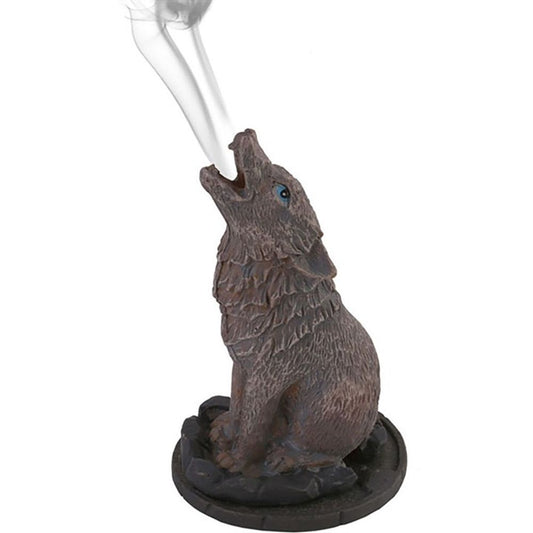 Wolf Incense Cone Holder by Lisa Parker N/A