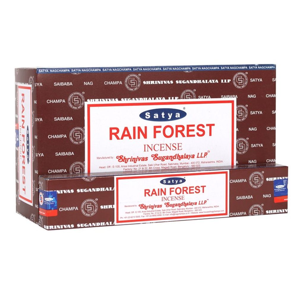 12 Packs of Rainforest Incense Sticks by Satya N/A