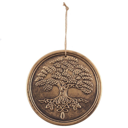 Bronze Terracotta Tree of Life Plaque by Lisa Parker N/A