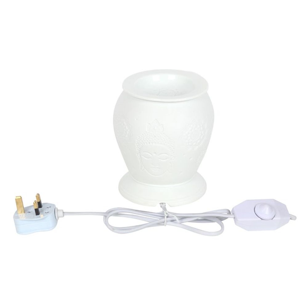 White Ceramic Buddha Electric Oil Burner N/A