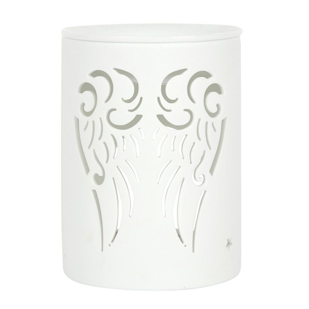 White Angel Wings Cut Out Oil Burner N/A