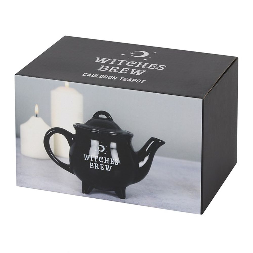 Witches Brew Black Ceramic Tea Pot N/A