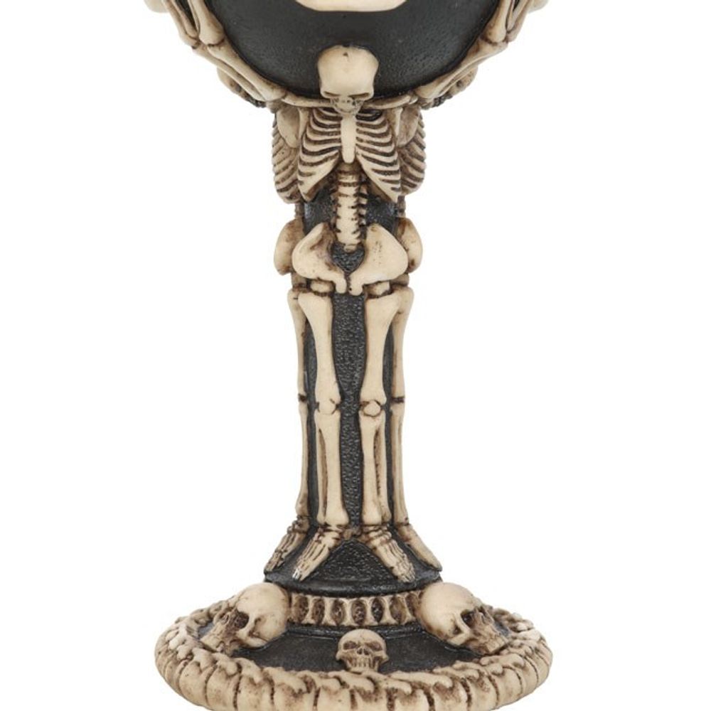 Resin See, Hear, Speak No Evil Skeleton Goblet N/A