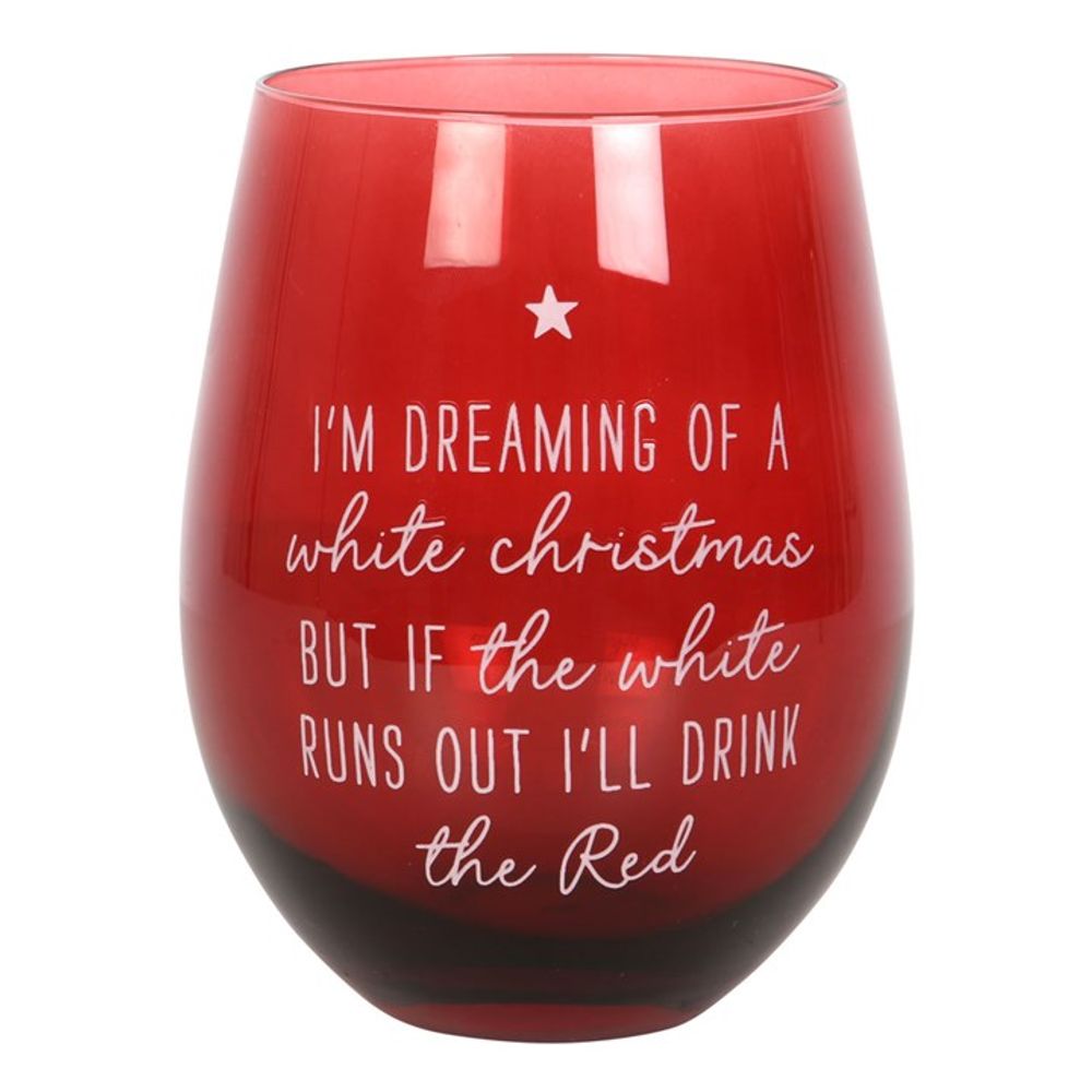 Dreaming of a White Christmas Stemless Glass N/A