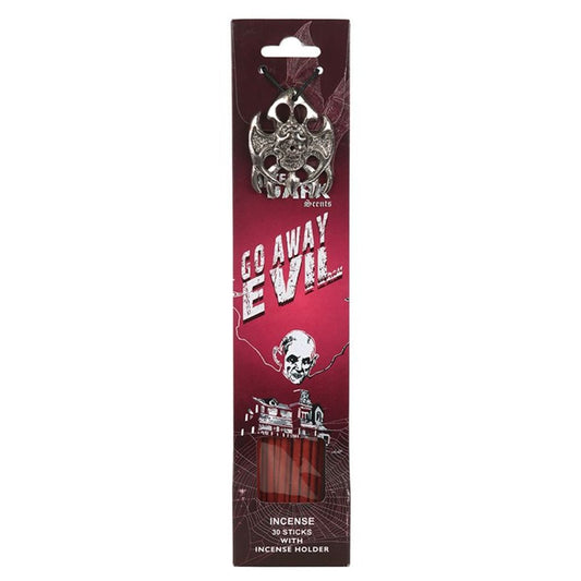 Go Away Evil Incense Sticks with Holder N/A