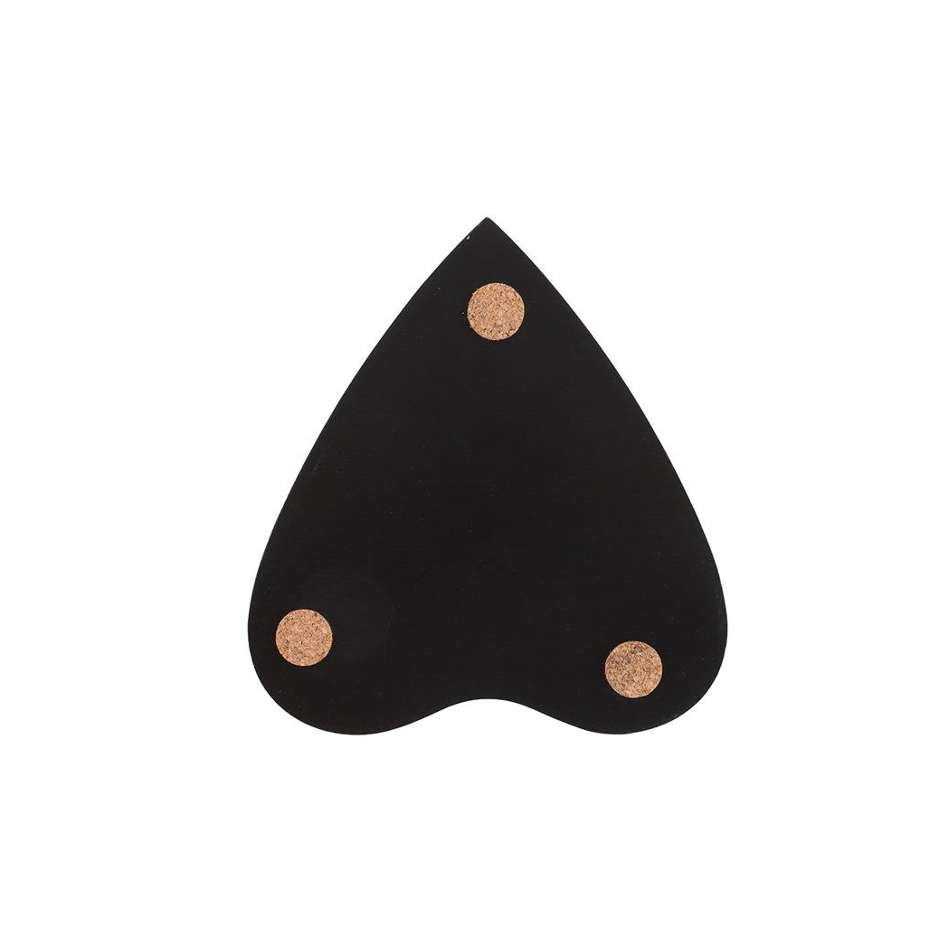 Black Talking Board Planchette Coaster Set N/A