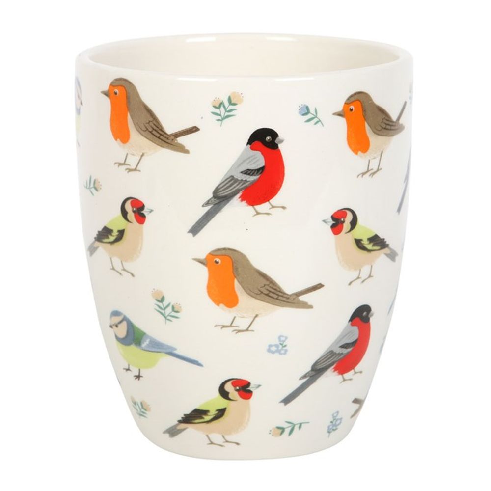 British Garden Birds Ceramic Plant Pot N/A