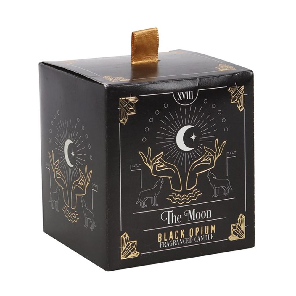 The Moon Black Opium Tarot Candle N/A