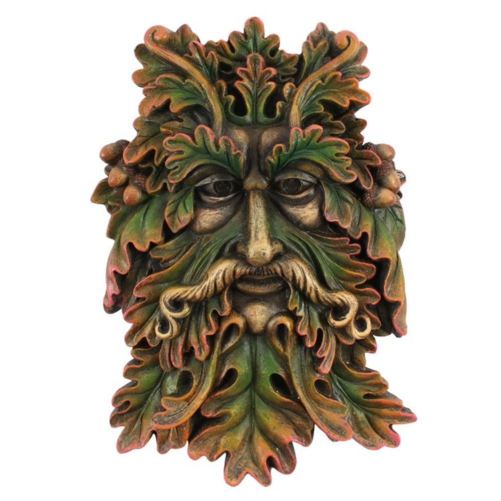 Green Man Face Plaque N/A