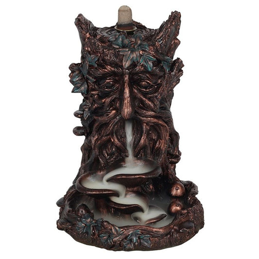 Bronze Effect Tree Man Backflow Incense Burner N/A