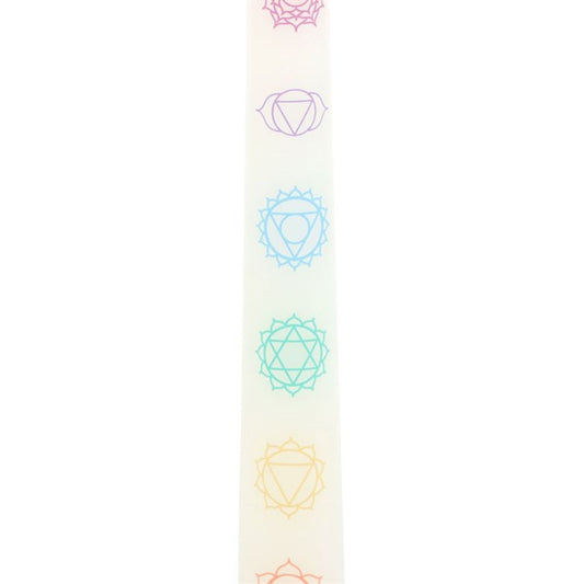 Set of 3 Chakra Balancing Taper Dinner Candles N/A