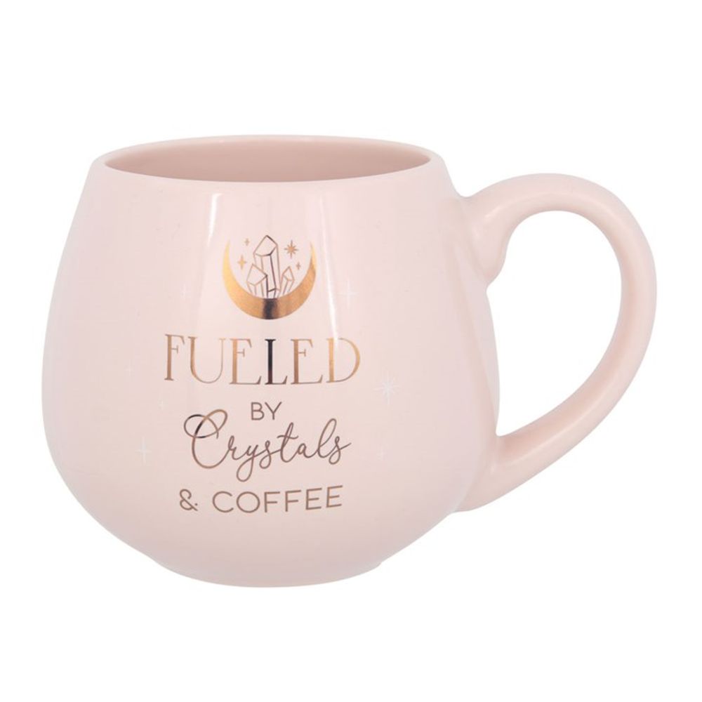 Crystals and Coffee Rounded Mug N/A