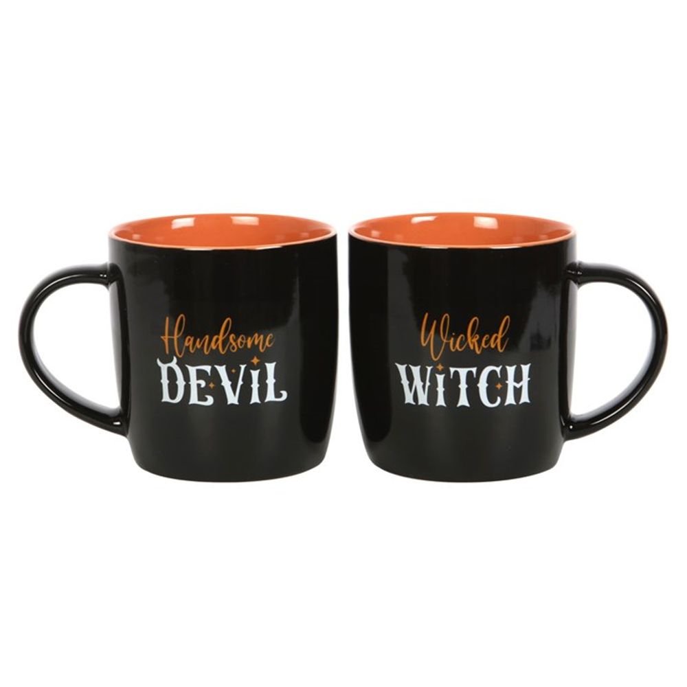 Wicked Witch and Handsome Devil Couples Mug Set N/A