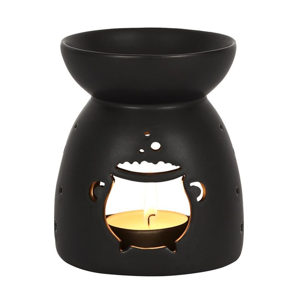 Black Cauldron Cut Out Oil Burner N/A