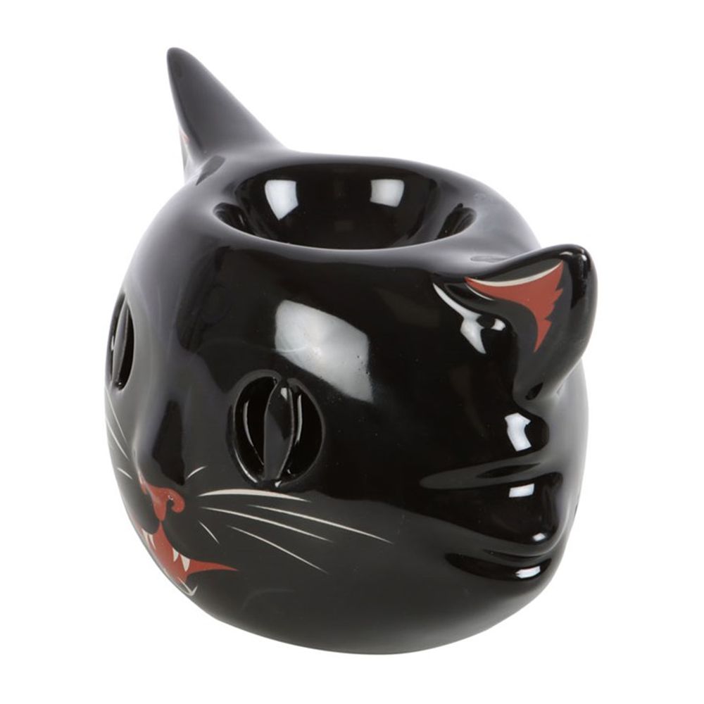 Spooky Black Cat Oil Burner N/A