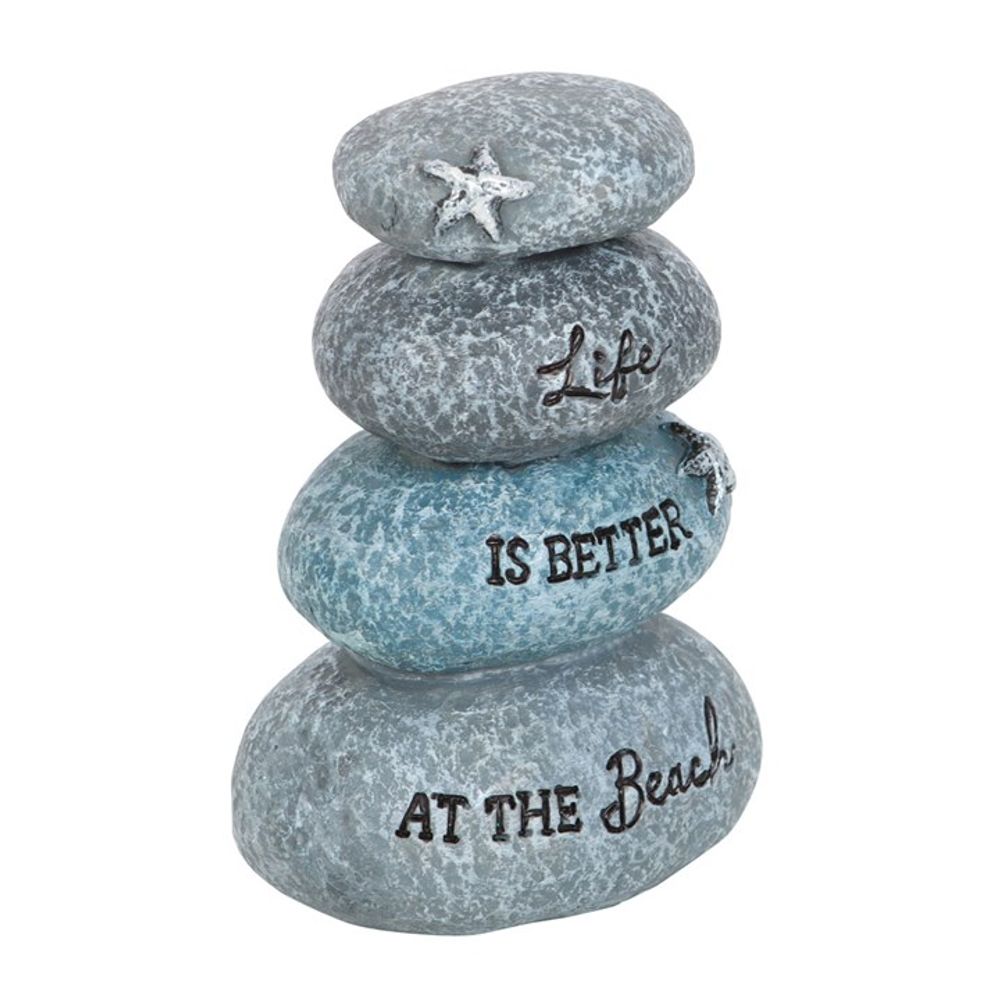 Life is Better at the Beach Resin Stone Ornament N/A