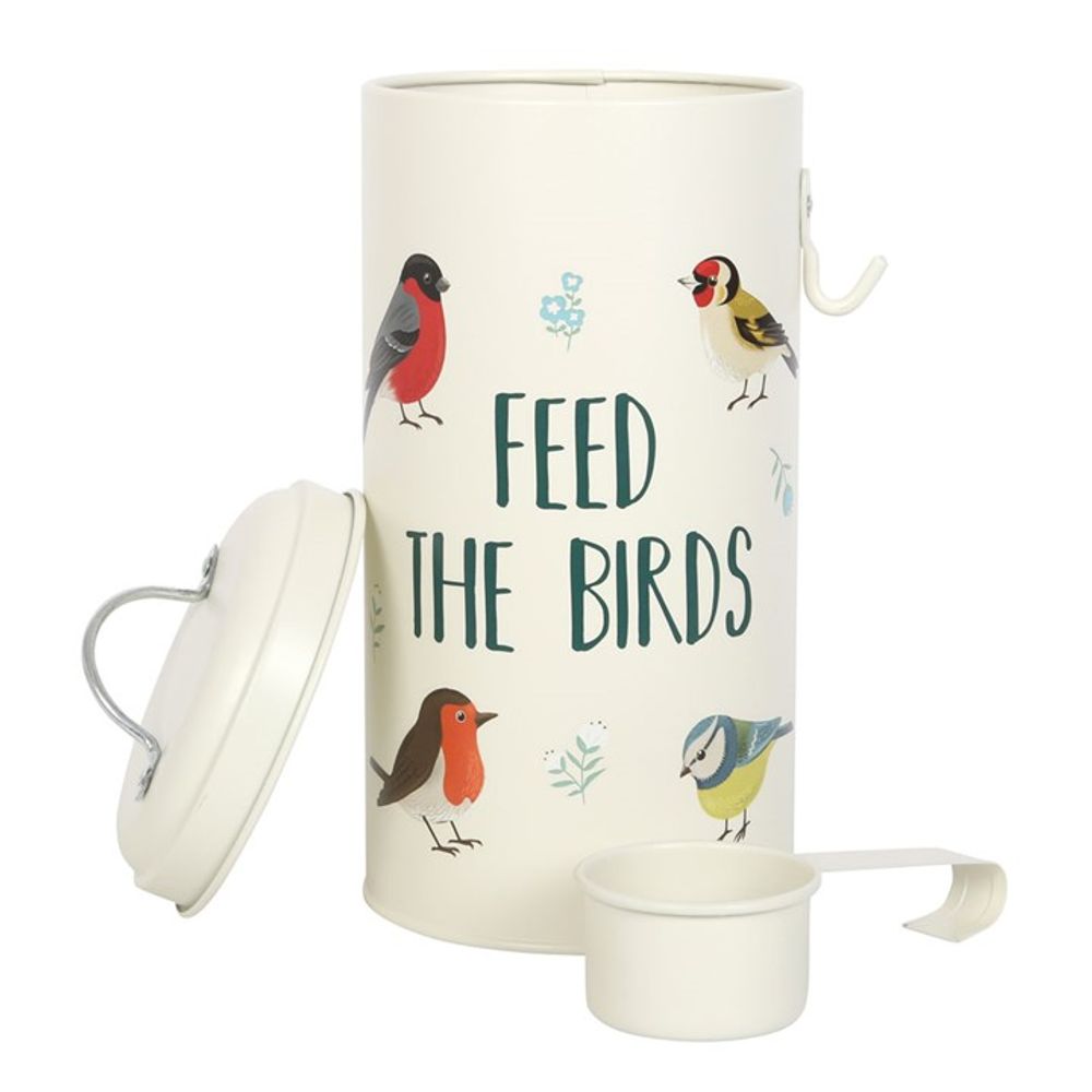 Feed the Birds Bird Seed Tin and Scoop N/A