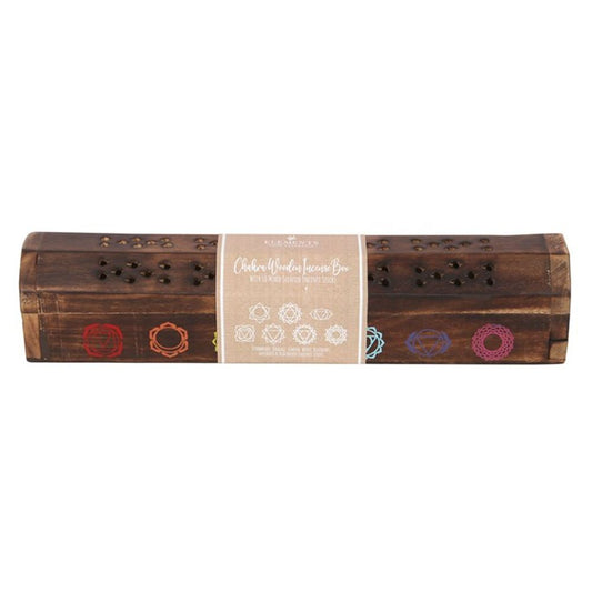 Chakra Wooden Mixed Incense Box Set N/A