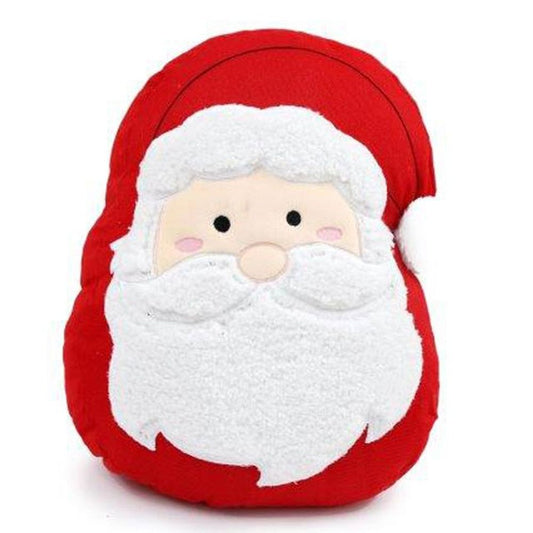 42cm Santa Shaped Cushion N/A