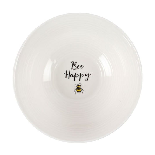 Bee Happy Ceramic Bowl N/A