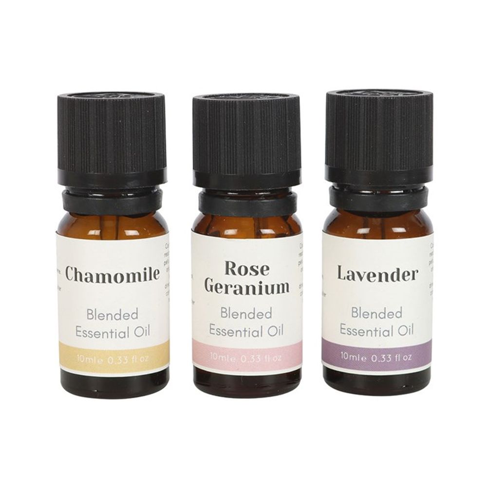 Set of 3 Floral Blended Essential Oils N/A