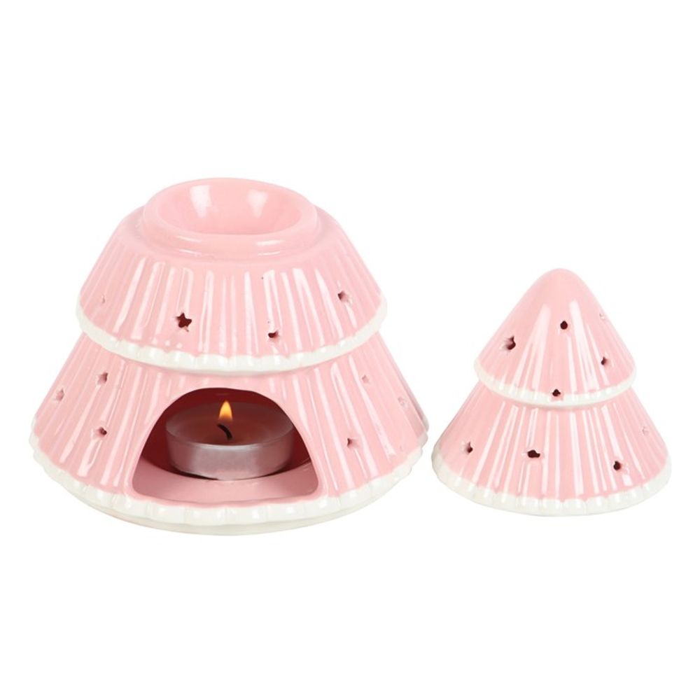 Pink Christmas Tree Oil Burner N/A