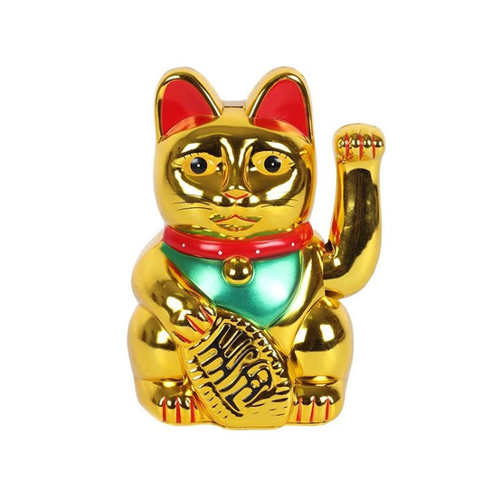 6 Inch Gold Money Cat N/A