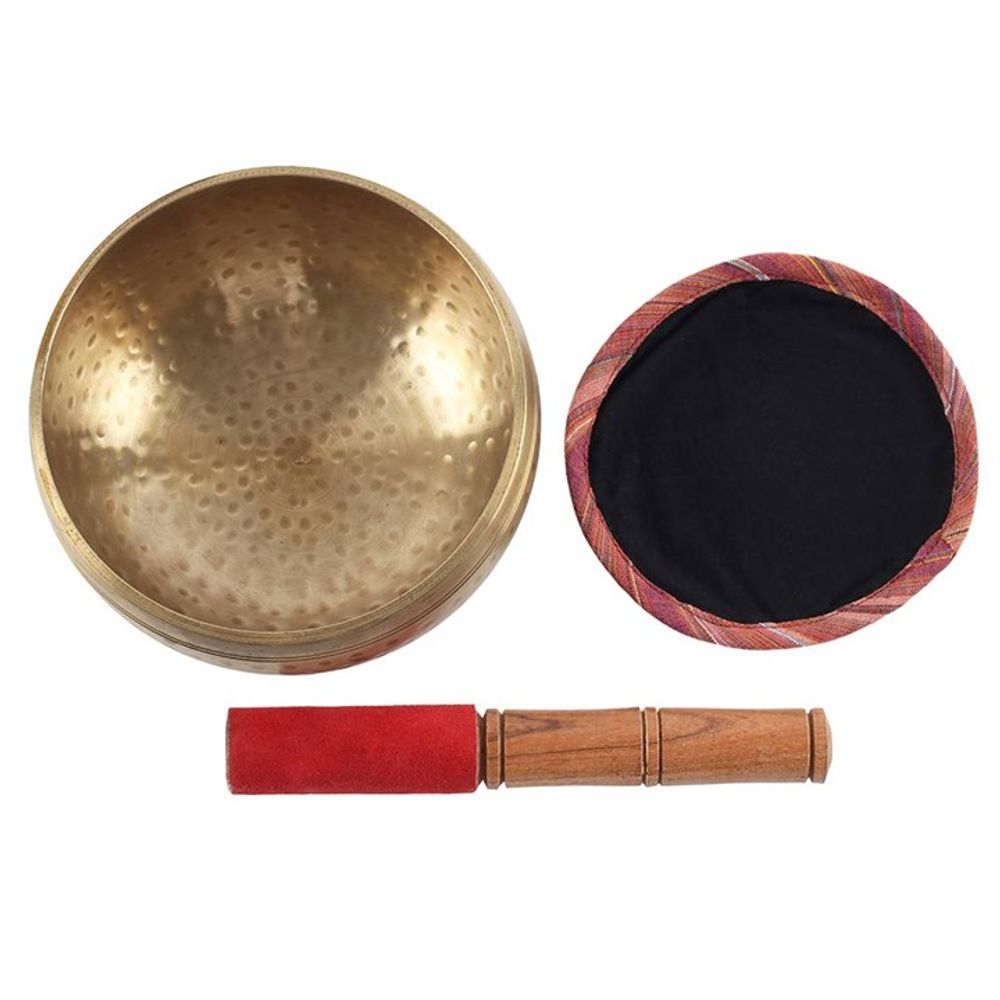 15cm Beaten Brass Singing Bowl N/A