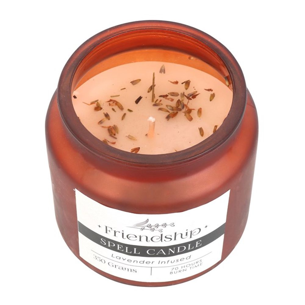 Lavender Infused Friendship Spell Candle N/A